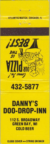 Matchbook Cover - Danny's Doo Drop Inn Green Bay WI