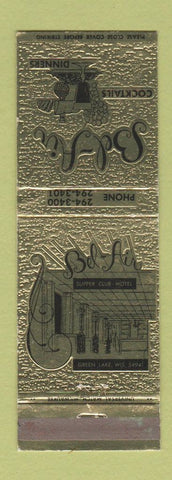 Matchbook Cover - Bel Air Supper Club Motel Green Lake WI
