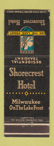 Matchbook Cover - Shorecrest Hotel Milwaukee WI