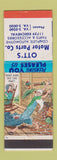 Matchbook Cover - Ott's Auto Parts Detroit MI hillbilly