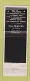 Matchbook Cover - Carl's Bar Detroit MI restaurant WEAR