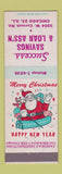Matchbook Cover - Success Savings and Loan Chicago IL Christmas Santa Claus