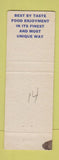 Matchbook Cover - Michael's Steaks and Hoagies Philadelphia PA hillbilly
