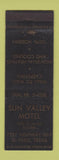 Matchbook Cover - Sun Valley Motel El Paso TX