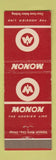 Matchbook Cover - Hoosier Line Monon Railroad