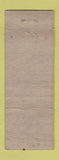 Matchbook Cover - Gem Cleaners Dyers Pontiac MI WORN