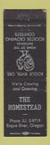 Matchbook Cover - The Homestead Rogue River OR WEAR