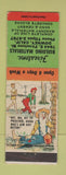 Matchbook Cover - Firestone Building Materials Downey CA hillbilly