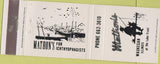 Matchbook Cover - Mathon's Waukegan IL