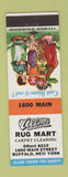 Matchbook Cover - Allen's Rug Mart Buffalo NY hillbilly