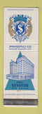 Matchbook Cover - Hotel Senator Sacramento CA