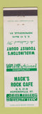 Matchbook Cover - Mack's Rock Cafe Wadlington's Motel Hopkinsville KY