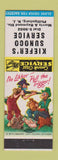 Matchbook Cover - Kiefer's Sunoco oil gas Phillipsburg NJ hillbilly