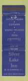 Matchbook Cover - Silver Lake Inn Clemnton NJ WORN