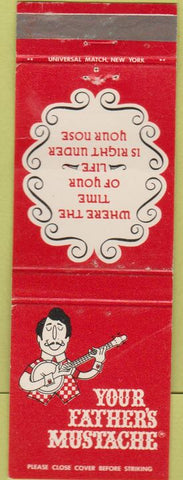 Matchbook Cover - Your Father's Mustache WEAR