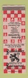 Matchbook Cover - Rathskeller Restaurant Englewood NJ