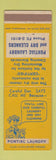 Matchbook Cover - Pontiac Laundry Dry Cleaning MI