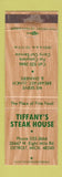 Matchbook Cover - Tiffany's Steak House Detroit MI WEAR