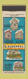 Matchbook Cover - Kloeppel Hotels West Palm Beach Jacksonville FL