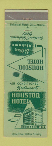 Matchbook Cover - Houston Hotel Dothan AL