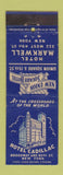 Matchbook Cover - Hotel Cadillac New York City Hotel Markwell