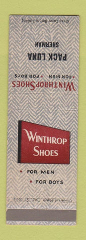 Matchbook Cover - Winthrop Shoes Pack Luna Sherman