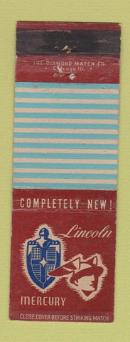 Matchbook Cover - Lincoln Mercury WEAR