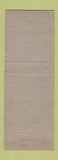 Matchbook Cover - Travelers Hotel East Liverpool OH