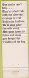Matchbook Cover - Tony's Restaurant Chicago IL?