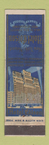 Matchbook Cover - Hotel Edison New York City