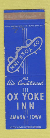 Matchbook Cover - Ox Yoke Inn Amana IA