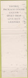 Matchbook Cover - Web's Mauston WI
