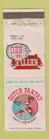 Matchbook Cover - Dutch Pantry Restaurant CHAIN WEAR