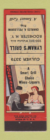 Matchbook Cover - Lynam's Grill Rochester NY deco