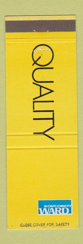 Matchbook Cover - Montgomery Ward Department Store Quality