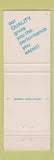 Matchbook Cover - Montgomery Ward Department Store Quality