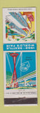 Matchbook Cover - 1962 Seattle World's Fair WA Monorail Space Needle