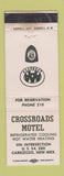 Matchbook Cover - Crossroads Motel Carrizozo NM WEAR