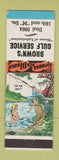 Matchbook Cover - Brown's Gulf oil gas