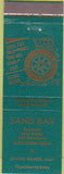 Matchbook Cover - Sand Bar Wisconsin Dells WI