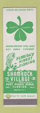 Matchbook Cover - Shamrock Village Fort Pierce Beach FL SAMPLE