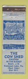 Matchbook Cover - The Cow Shed Conneaut Lake PA WORN