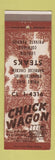 Matchbook Cover - Chuck Wagon Restaurant Indianapolis IN