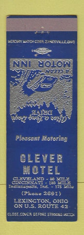 Matchbook Cover - Clever Motel Lexington OH