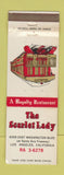 Matchbook Cover - The Scarlet Lady Restaurant Los Angeles CA train