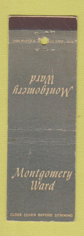 Matchbook Cover - Montgomery Ward Department Appliances