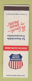 Matchbook Cover - Union Pacific Railroad