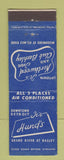 Matchbook Cover - Hund's Detroit MI