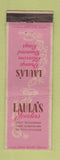 Matchbook Cover - Laula's Jewelry Detroit MI WEAR