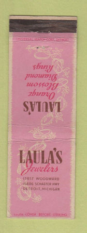 Matchbook Cover - Laula's Jewelry Detroit MI WEAR